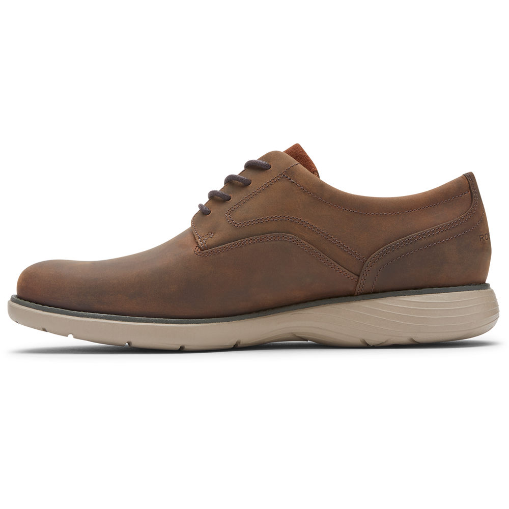 Rockport Oxfords Herre Brune - Garett Plain Toe - XHBT32946